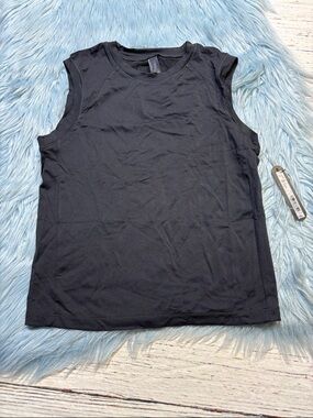 NWT NIKE X SKIMS Airy Muscle Tee in Obsidian Sz L